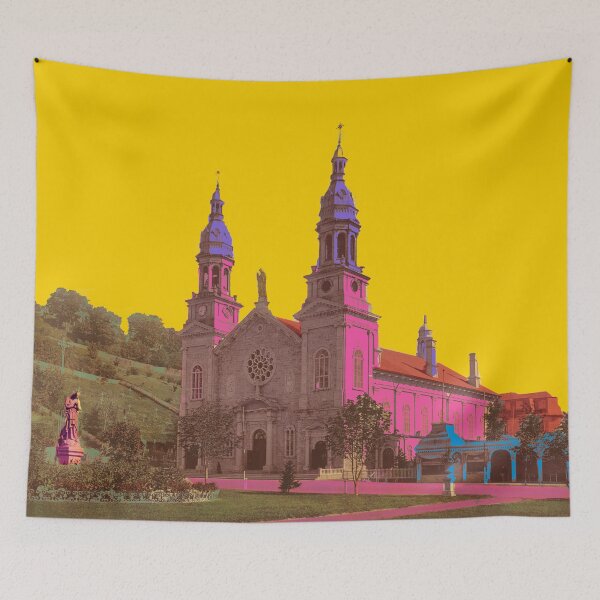 Item preview, Basilica of Sainte Anne de Beaupre, vintage architecture designed and sold by Mauswohn.