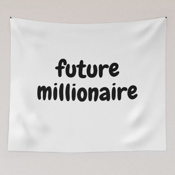 Item preview, future millionaire (white) designed and sold by zav2001.