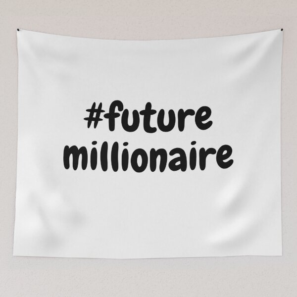 Item preview, #future millionaire (white) designed and sold by zav2001.