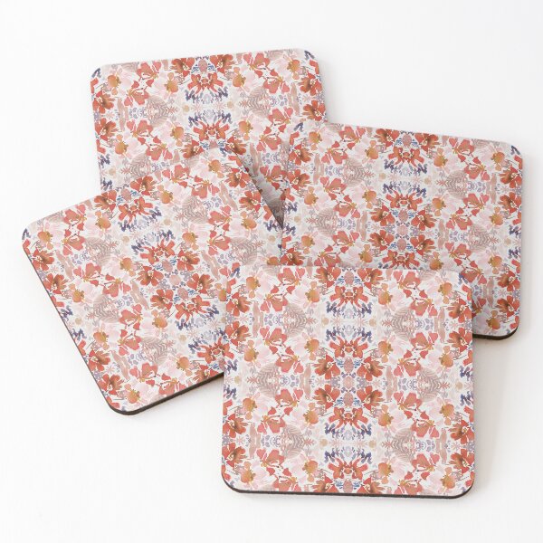 Item preview, autumn kaleidoscope, watercolor florals designed and sold by Almondtree.