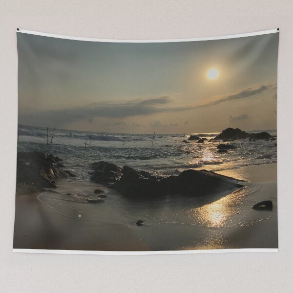 Item preview, Stilt fishing at Dalawella, Sri Lanka designed and sold by ProArtzilla.