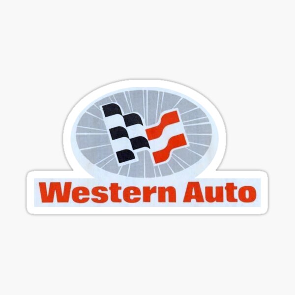 "Vintage Western Auto Parts Decal" Sticker for Sale by SimonAllen