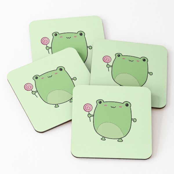 Item preview, Kawaii Baby Froggy With a Lollipop designed and sold by GrimButterfly.
