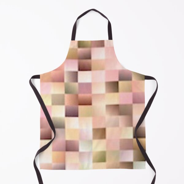 Item preview, Abstract square pattern peach, pink and earth tones designed and sold by Cyber-Spider.