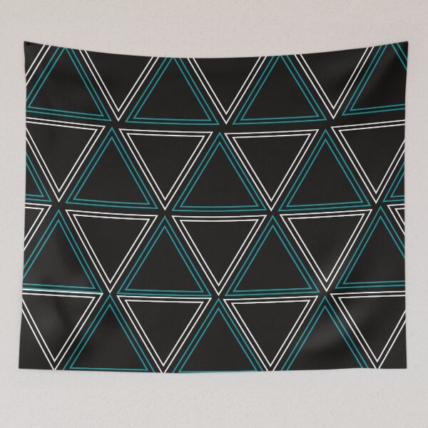 Item preview, Blue & White Triangle Pattern designed and sold by SPF14.