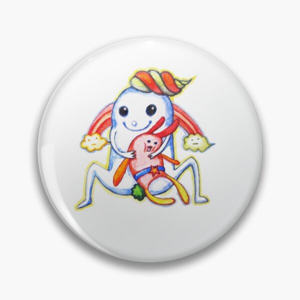 Item preview, Peter Rainbow ice cream among the cloud Holding a Rabbit designed and sold by mysticland.