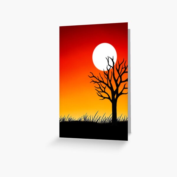 Item preview, sunset scenery wall art print designed and sold by Ms-UrviPandey.