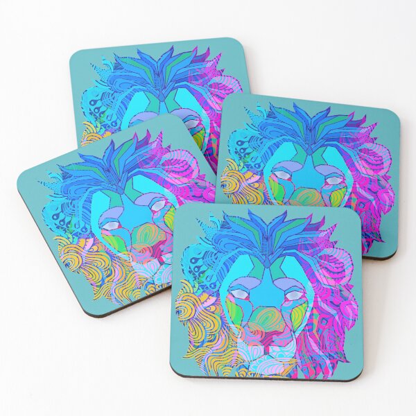 Item preview, Lion's Head, Colorful Lion's Head designed and sold by Ruby Jackson.