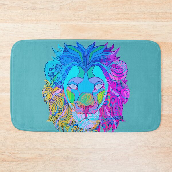 Item preview, Lion's Head, Colorful Lion's Head designed and sold by Ruby Jackson.