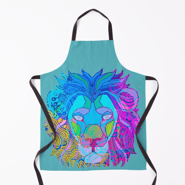 Item preview, Lion's Head, Colorful Lion's Head designed and sold by Ruby Jackson.