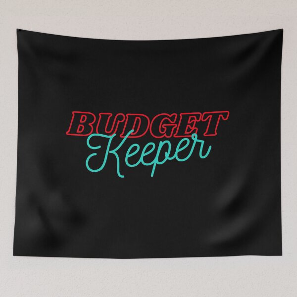 Item preview, Budget Keeper red, blue (dark) designed and sold by zav2001.