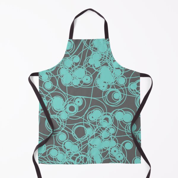 Item preview, Spiral chaotic design - teal and grey designed and sold by rahilvalani.