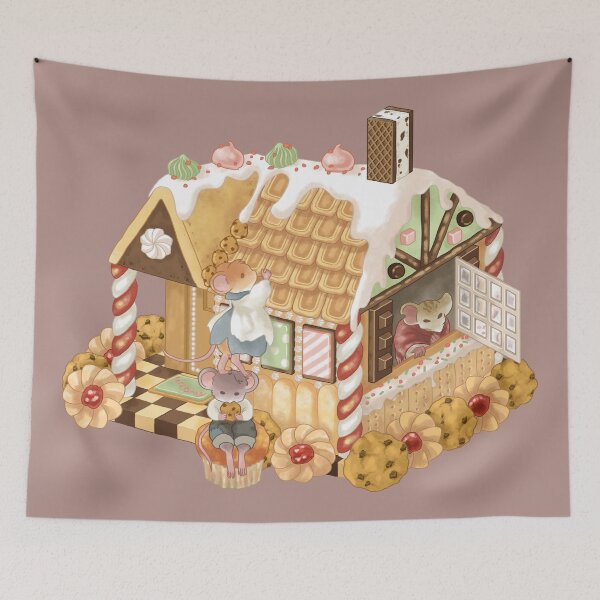 Item preview, Cottagecore Fairytale Gingerbread House designed and sold by Jieul.