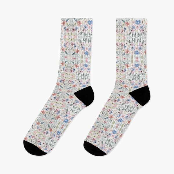 Item preview, Garden kaleidoscope, watercolor florals  designed and sold by Almondtree.