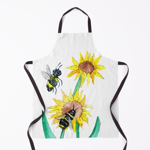 Item preview, Two Bees And Two Sunflowers designed and sold by missmann.