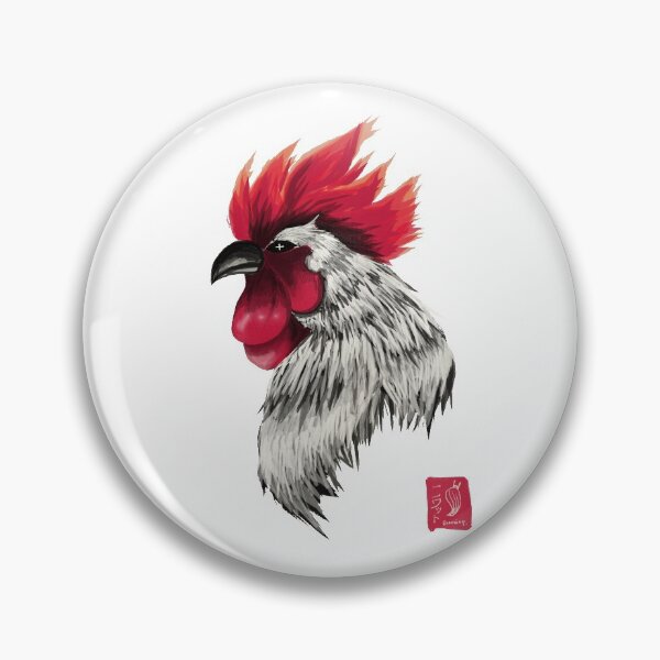 Item preview, ROOSTER ZEN BRUSH designed and sold by NiB-Tshirts.