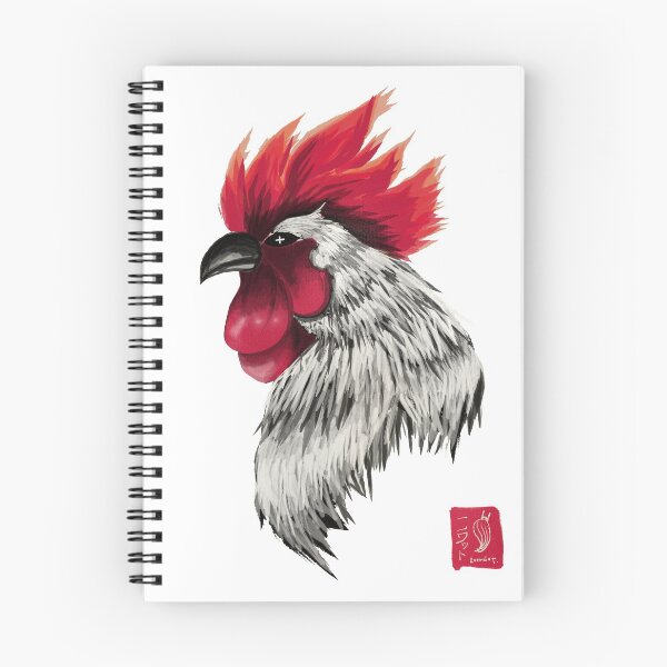 Item preview, ROOSTER ZEN BRUSH designed and sold by NiB-Tshirts.