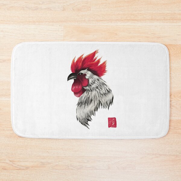 Item preview, ROOSTER ZEN BRUSH designed and sold by NiB-Tshirts.