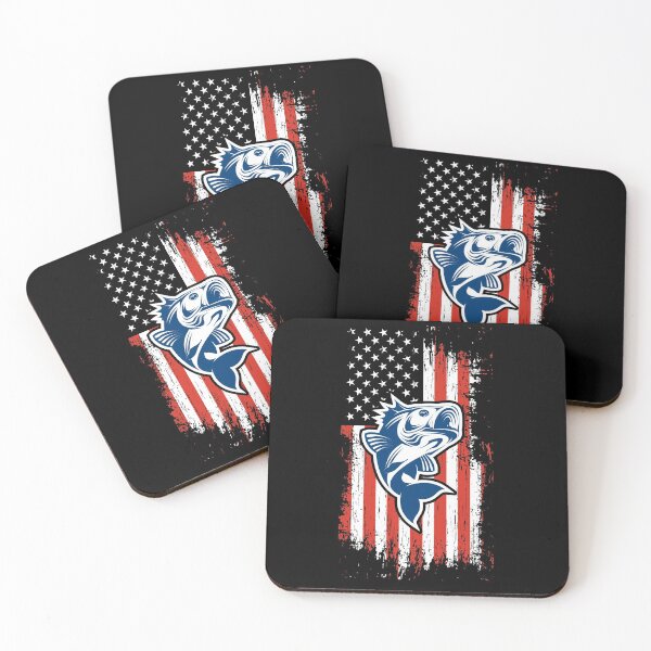 Item preview, Fishing American Flag designed and sold by Apoorv Choudhary.