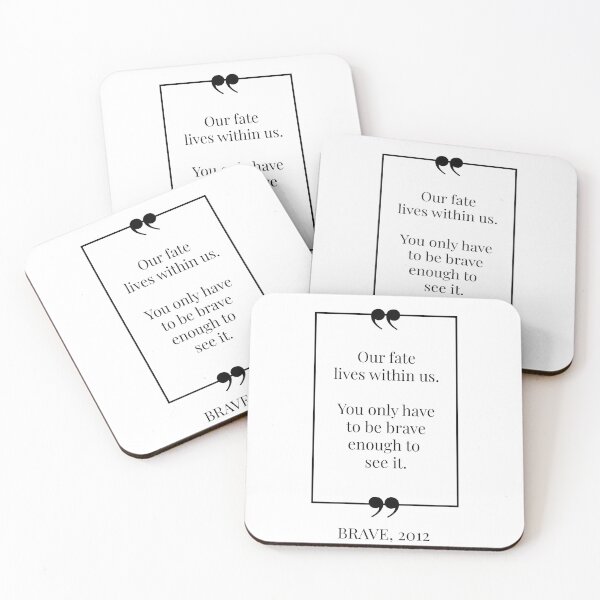 Item preview, Our Fate Within Us - Brave Quote designed and sold by MuseTheQuote1.