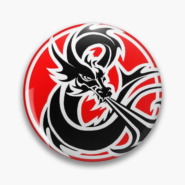 Item preview, ELFSAR ADVENTURERS & LEGENDS DRAGON SHIELD LOGO BIG designed and sold by ELFSAR.