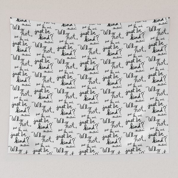 Item preview, Just Be Kind (Black Print| Perfect Gift designed and sold by kekelala.
