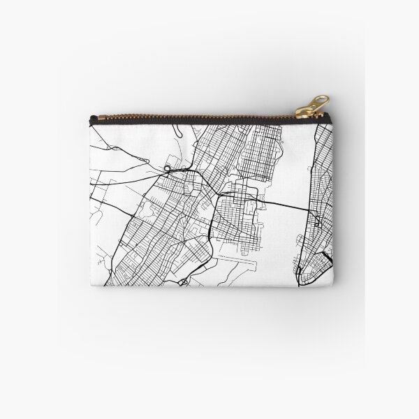 Item preview, Jersey Map, USA - Black and White designed and sold by MainStreetMaps.