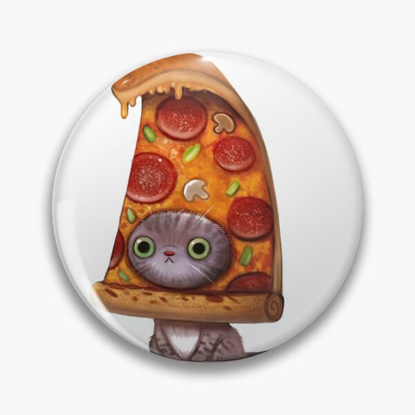 Item preview, Pizza Cat - Cute Breaded Internet Meme Kitten designed and sold by PhoenixRoins.