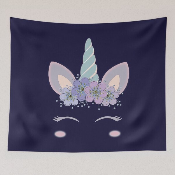 Item preview, Unicorn with Anemone Hepatica Crown designed and sold by NhuElegance.