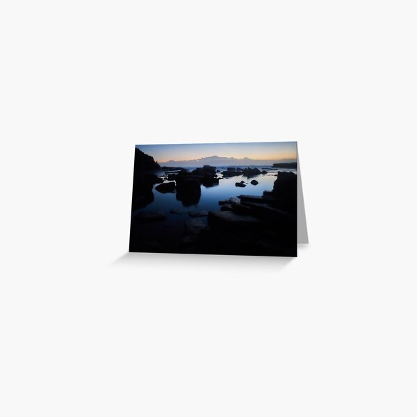 Shadowy Waters Greeting Card