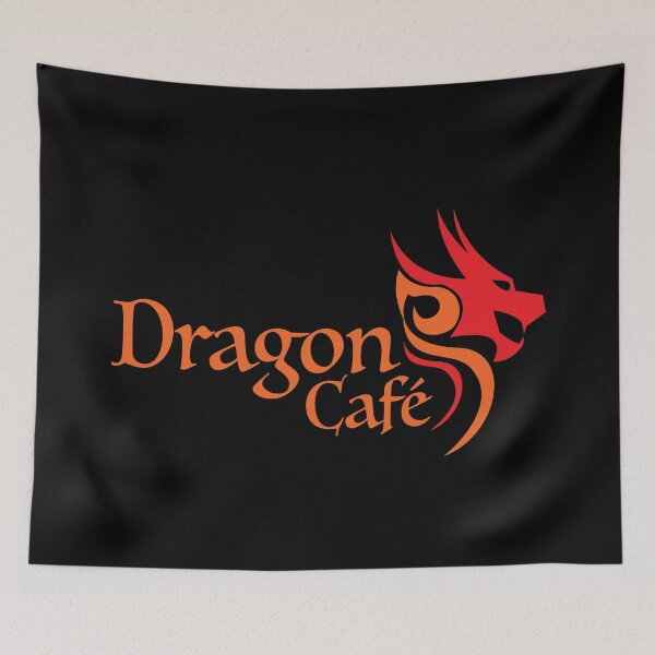 Item preview, Dragon Café Decal - Fire designed and sold by ReRevolution.