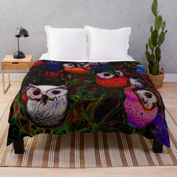 Item preview, Colored owl motif designed and sold by Helsch1957.