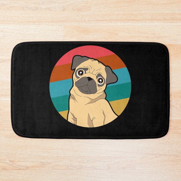 Item preview, Pug With Retro Sunset designed and sold by pugmom4.