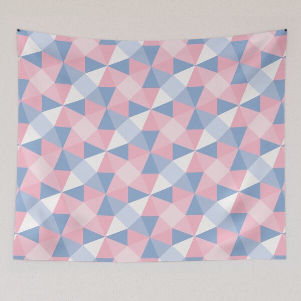 Item preview, Pink and Blue Triangle Pattern designed and sold by Moyanana.