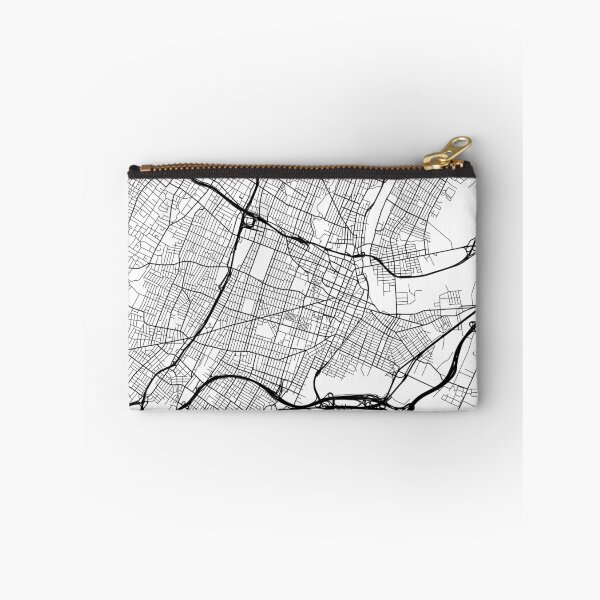 Item preview, Newark Map, USA - Black and White designed and sold by MainStreetMaps.