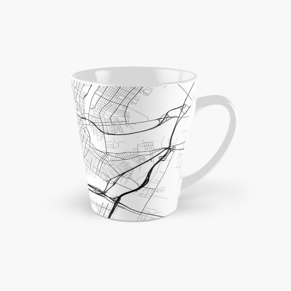 Item preview, Newark Map, USA - Black and White designed and sold by MainStreetMaps.