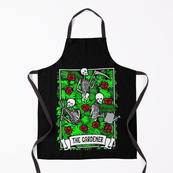 Item preview, The Gardener Tarot Card Rose Gardening Plant Lover Skeleton designed and sold by GrandeDuc.