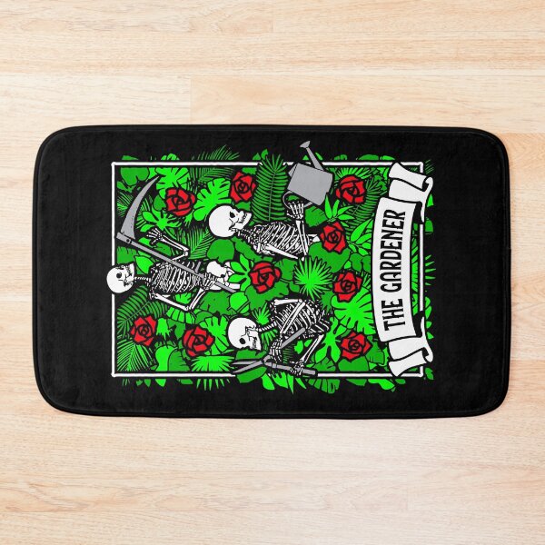 Item preview, The Gardener Tarot Card Rose Gardening Plant Lover Skeleton designed and sold by GrandeDuc.