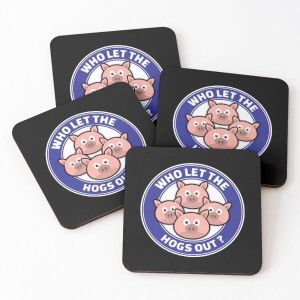 Item preview, Who Let The Hogs Out designed and sold by SpoofTShirts.