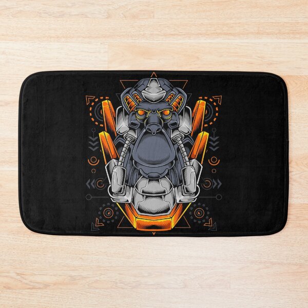 Item preview, Artistic Monkey Mecha Head Cyberpunk Geometry designed and sold by Froyd Wess.