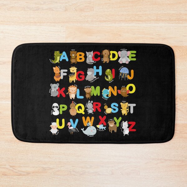 Artikelvorschau, Alphabet Animal Learning ABC Cute Kids Educational Urial entworfen und verkauft von CreativiTee4u.