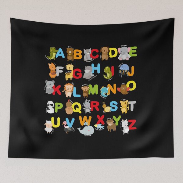 Item preview, Alphabet Animal Learning ABC Cute Kids Educational Urial designed and sold by CreativiTee4u.