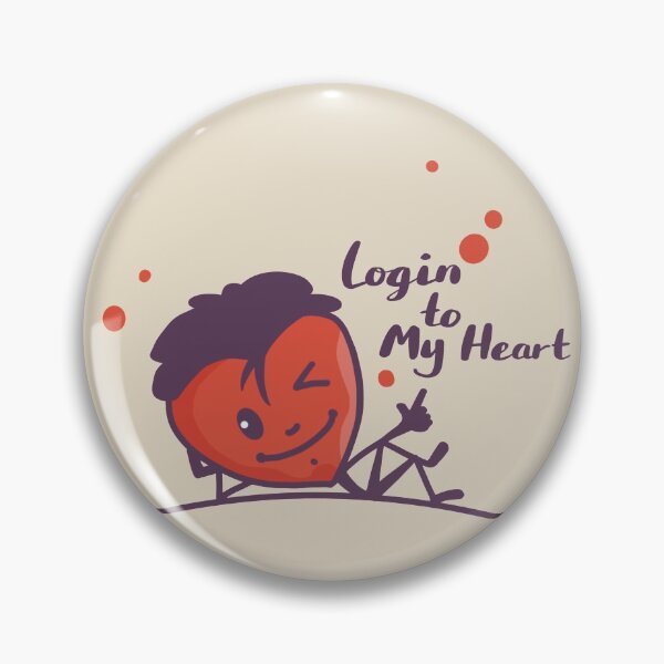 Item preview, Login to my heart designed and sold by KmanDesign.