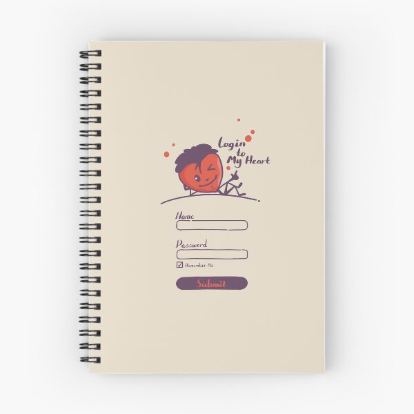 Item preview, Login to my heart designed and sold by KmanDesign.
