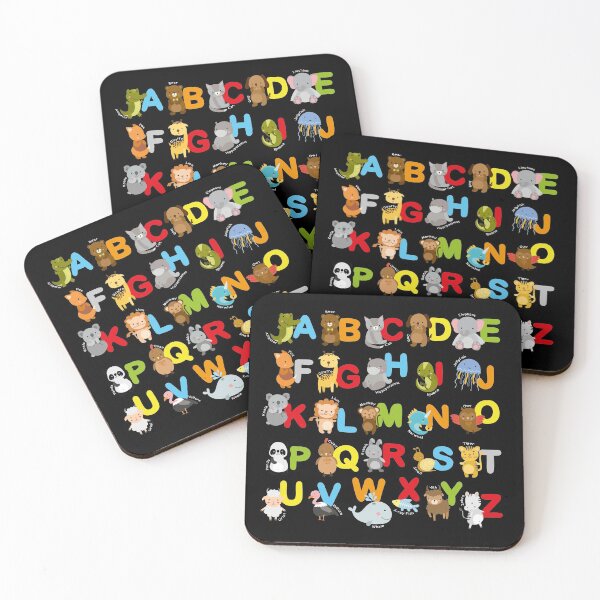 Item preview, Alphabet Animal Learning ABC Cute Kids Educational Urial designed and sold by CreativiTee4u.