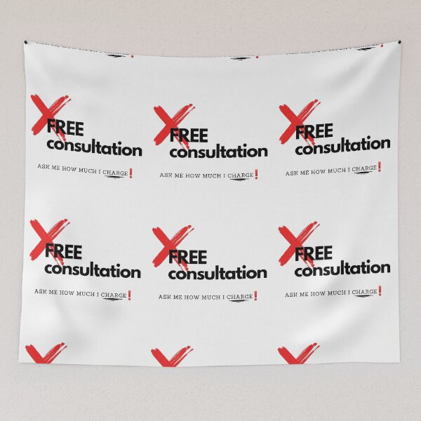 Item preview, No Free Consultation! designed and sold by OonaLo.