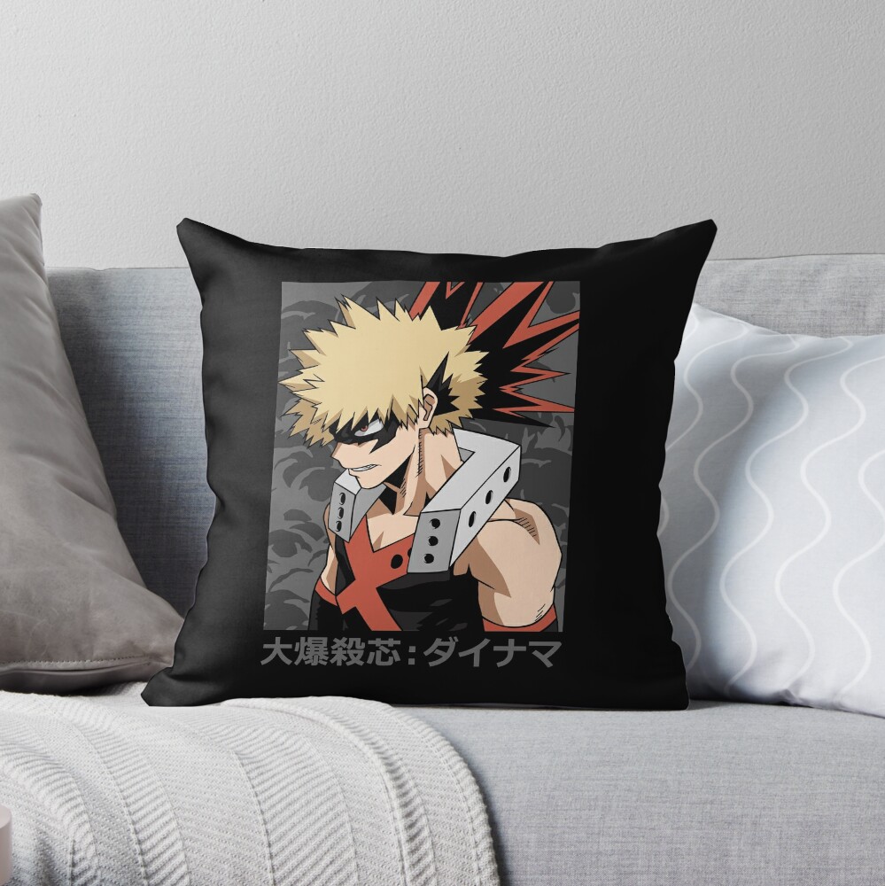 Bakugo Throw Blanket By Brok5566 Redbubble