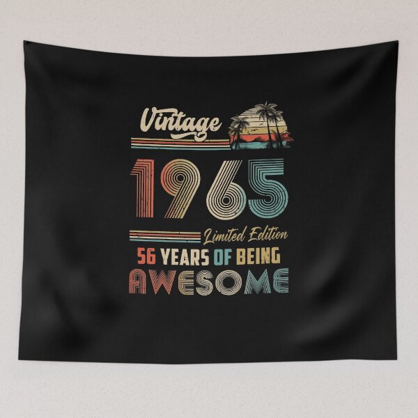 Item preview, Vintage 1965 56th Birthday Gift Men Women 56 Years Old designed and sold by cadieuxart.