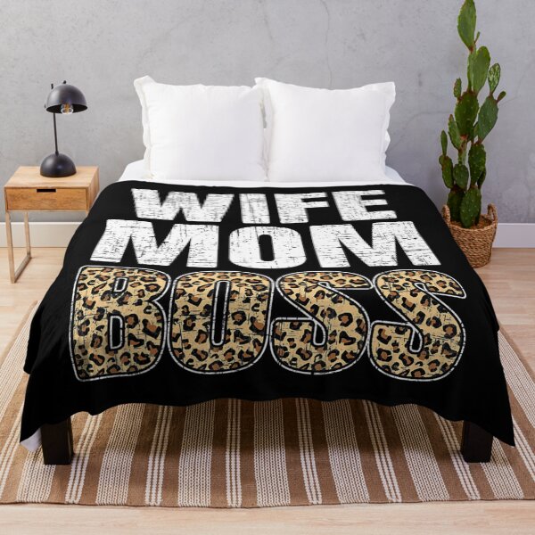 Item preview, Wife Mom Boss for a Mom Leopard Mothers Day designed and sold by PhoenixRoins.