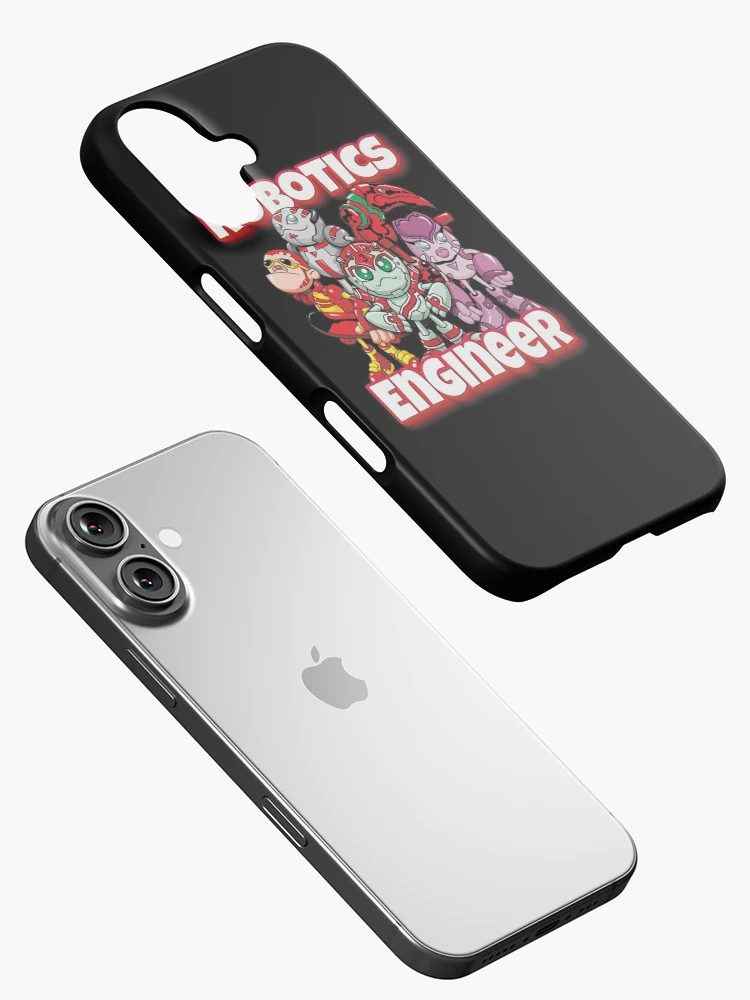 Thumbnail 2 of 4, iPhone Case, Robotics Engineer Robots Team designed and sold by ProjectRobotics.